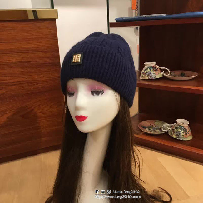 GIVENCHY紀梵希 休閒時尚百搭 原單帽子圍巾套裝 LLWJ5632